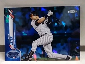 2020 Topps Chrome Update Sapphire Derek Jeter All-Star Game #U-257 - Yankees - Picture 1 of 2