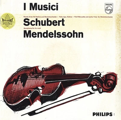 PHILIPS 835095AY SCHUBERT Rondo 5 Minuets & 6 Trios MENDELSSOHN String Sym 9 NM- - Image 1 of 3