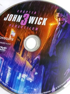 JOHN WICK III DVD NUR DISC GEBRAUCHT GETESTET KOSTENLOSER VERSAND NOTRACKING - Bild 1 von 1