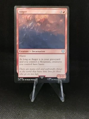Anger 0210 Non Foil Uncommon LOTR Commander MTG Near Mint - Image 1 of 3