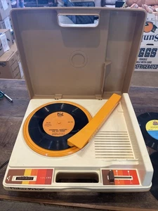 Mesa giratoria Fisher Price vintage en pleno estado de funcionamiento viene con 3 discos - Imagen 1 de 13