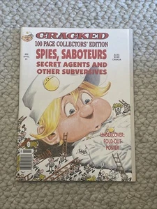 Cracked Comic Magazine #86 Apr 1991 100 Page Collector's Edition Secret Agents - Picture 1 of 8