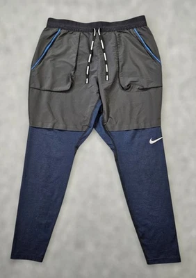 Pantalones de correr Nike para hombre grandes Flex Tech utilitarios azul marino/gris AJ7959-011 Foto 1 de 3