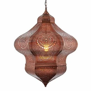 Endon 69775 Heran Contemporary Decorative Copper Dimmable Pendant Light NEW (M) - Picture 1 of 5