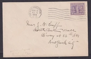 US Scott 537, tied by Washington DC Mar. 3, 1919 FIRST DAY cover, w/ PF cert - Picture 1 of 2