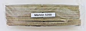 10 X Märklin H0 5200 Track Piece Bent M Track Sauber without Original Box - Picture 1 of 1