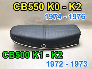 Silla de montar de motocicleta Honda CB550 CB550K 1974-1976 cuatro K0-K2 asiento CB500. Sartén de metal. - Imagen 1 de 12