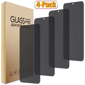 4Pack For Samsung Galaxy S24 FE 5G Privacy Tempered Glass Screen Protector - Picture 1 of 16