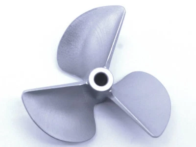 Rc Propeller CNC Machined 3 blades Alloy 5814 For 4.76MM Prop Shaft Boat - Image 1 of 3