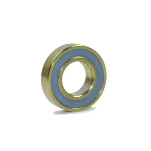 OMNI Racer Worlds Lightest TiN Titanium Ceramic Bearing: 6901, 61901 12x24x6mm - Picture 1 of 7