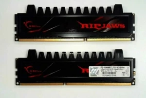 G.SKILL RIPJAWS 8GB (2 x 4GB) 1333 MHz DDR3 240-Pin Desktop Memory Black - Picture 1 of 1