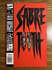 SABRETOOTH 1 NEWSSTAND VARIANT 1ST SOLO TITLE MARK TEXEIRA DIE-CUT COVER 1993 A