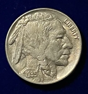 1935 Philadelphia Mint Buffalo Nickel XF-aUNC - Picture 1 of 8