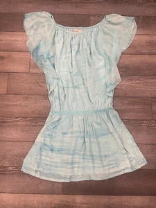Teal Tie-Dye Breezy Dress/Swim Cover-Up - Small by Gypsy 05 - Picture 1 of 7