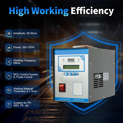 Soldadora ultrasónica portátil de plástico 110 V máquina de soldadura por puntos ultrasónica Foto 1 de 4