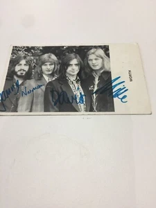Worth - Promotional Card Signed By The Band - Imagen 1 de 2