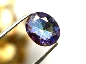 Piedra preciosa facetada certificada corte ovalado alejandrita natural que cambia de color de 2,60 quilates. - Imagen 1 de 9