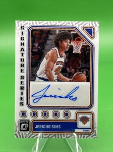 ✍🏾 2023-24 Donruss Optic Jericho Sims Signature Series Auto #SS-SMS KNICKS - Foto 1 di 2