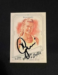 Genie Bouchard Signed Allen & Ginter Card COA 2 Proof Photo - Picture 1 of 4