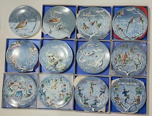 Haviland Limoges 12 Days of Christmas Plates 1970 - 1981 - Picture 1 of 20