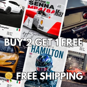 Fast Car Posters Supercar Sports Car Speed Racing F1 Wall Art Pictures Prints Uk - Picture 1 of 15