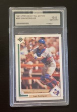Ivan Rodriguez 1991 Upper Deck Final Edition #55F Baseball Card Gem Mint 10 RC