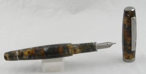 Scribo Feel Inverno & Rhodium Füllfederhalter - 14kt BREITE FLEX Feder - Neu in Box - Bild 1 von 11