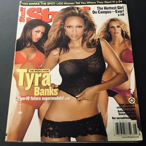 Stuff Magazine For Men May 2003 - Tyra Banks / Karen Cliche Plus Barry Zito - Picture 1 of 1