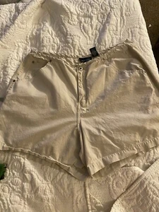 Vintage Venezia Shorts Women's Size 16 Pockets Cargo Beige - Picture 1 of 6