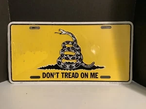 Placa de licencia de colección con licencia de Gadsden Don’t Tread On Me de 3 años - Imagen 1 de 1