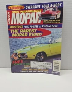 HIGH PERFORMANCE MOPAR May 1999 Rarest Mopar Ever Overdrive B-Body 340 - Picture 1 of 1