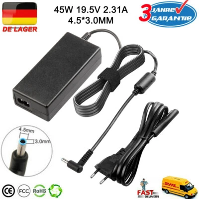 Laptop Ladekabel 45W 19.5V 2.31A Notebook Ladegerät für HP Stream 11 13 14 x360 - Bild 1 von 4