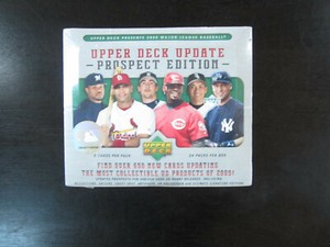 2005 Upper Deck Update Prospect Baseball Hobby Factory Sealed Box (B30 Verlander