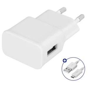 Cable Micro USB + Chargeur pour Samsung, Nexus, LG, Huawei, Android 1M - Photo 1/9