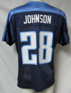 Reebok Tennessee Titans #28 Johnson Women's Size Large Jersey A1 6015 - Picture 1 of 6