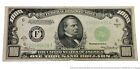 1000 $ Bank of Atlanta Georgia 1934 billet de la Réserve fédérale monnaie américaine