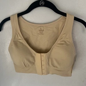 Truekind Daily Comfort Posture Bra Size L Nude NWT - Picture 1 of 10