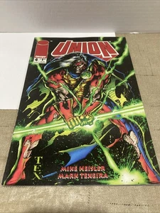 UNION # 4 VF NEWSSTAND VARIANT IMAGE COMICS MIKE HEISLER MARK TEXEIRA 1ST SERIES - Picture 1 of 11