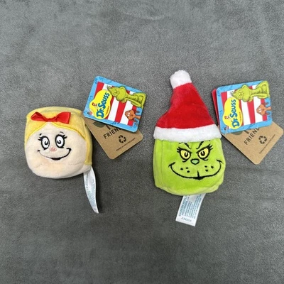 Peluche Aurora Dr. Seuss Mini Malvas Cindy Lou Who & The Grinch Foto 1 de 3