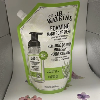 JR Watkins Gel Hand Soap Refill Aloe Green Tea 28 FL Oz - Image 1 of 2