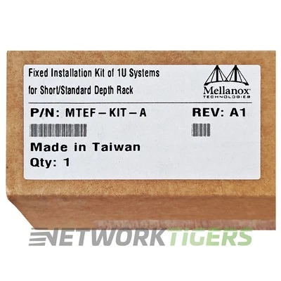 NUEVO Kit de rieles de instalación de rack estático Mellanox MTEF-KIT-A para sistemas 1U SN2700 Foto 1 de 4