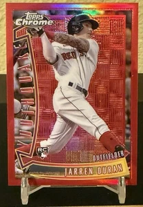 2022 Topps Chrome Baseball Jarren Duran Youthquake Red Parallel 4/5 YQ-10 - Bild 1 von 2