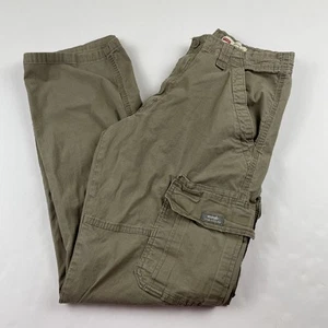 Wrangler Ripstop Cargo Pants Men’s 30x32 Khaki Hiking Outdoors Cotton Stretch - Picture 1 of 10