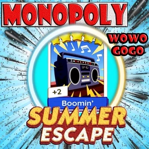 Boomin’ 5 Stars Sticker - monopoly SUMMER ESCAPE ALBUM go - Picture 1 of 2