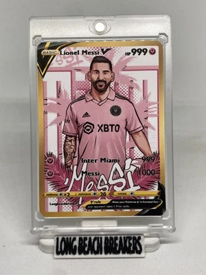 Carta Pokémon Lionel Messi Argentina Arte Completo Foto 1 de 2