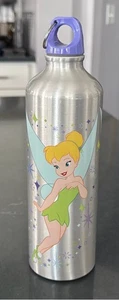 Disney Tinker Bell Trinkflasche, silber lila - Bild 1 von 2