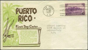 US FDC #801 Planty #42 Washington Stamp Exchange/Dyer Cachet San Juan, PR - Picture 1 of 1