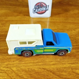 Hot Wheels Flying Colors Redline Backwoods Bomb Light Blue Hong Kong 1975 Camper - Picture 1 of 6