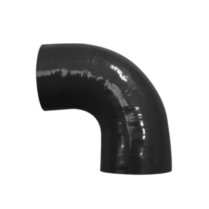 2.5" Black Silicon Hose 90 Degree Coupler 85mm Long for Turbo Intercooler Pipe - Bild 1 von 1