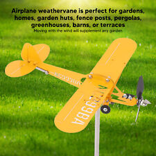 Garden Piper J3 Cub Airplane Weathervane 3D Airplane Wind Direction Indicator SP